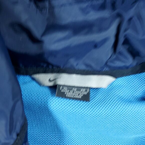 Vintage 2000s Nike Grey Label Anorak Blue WindBreaker XL VTG RARE SWOOSH Vented - Picture 11 of 16